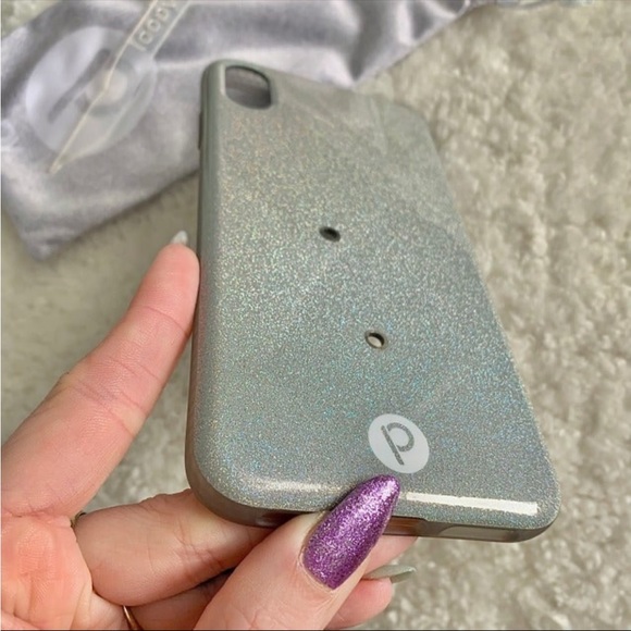 Sparkle Silver Loopy Case (iPhone XS Max) - Picture 6 of 7
